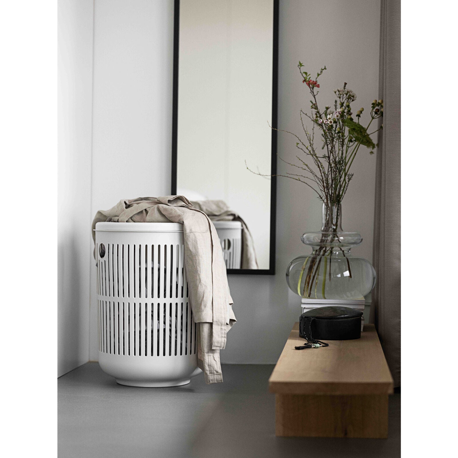 Zone Denmark Laundry Basket Ume Soft Grey 60L